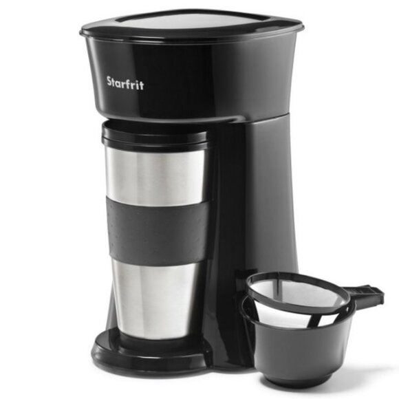 Starfrit 024002-004-0000 Single-Serve Drip Coffee Maker Black - Picture 3 of 4